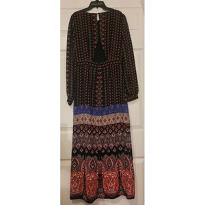 Forever 21 Maxi Dress Sz Small , Front Slit And Open Back‎